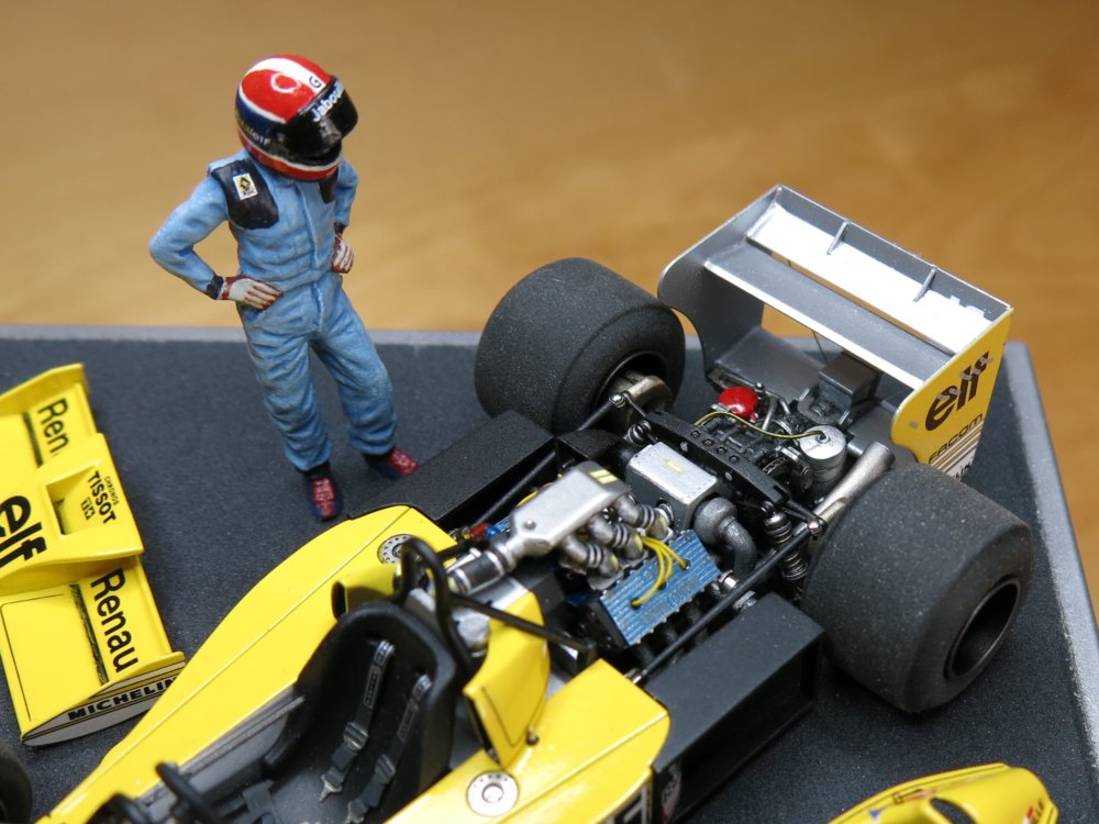 Jean-Pierre Jabouille & Renault RS01, British GP '77 - Ready For